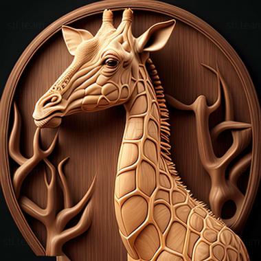 3D модель Трахелофорус жирафа (STL)